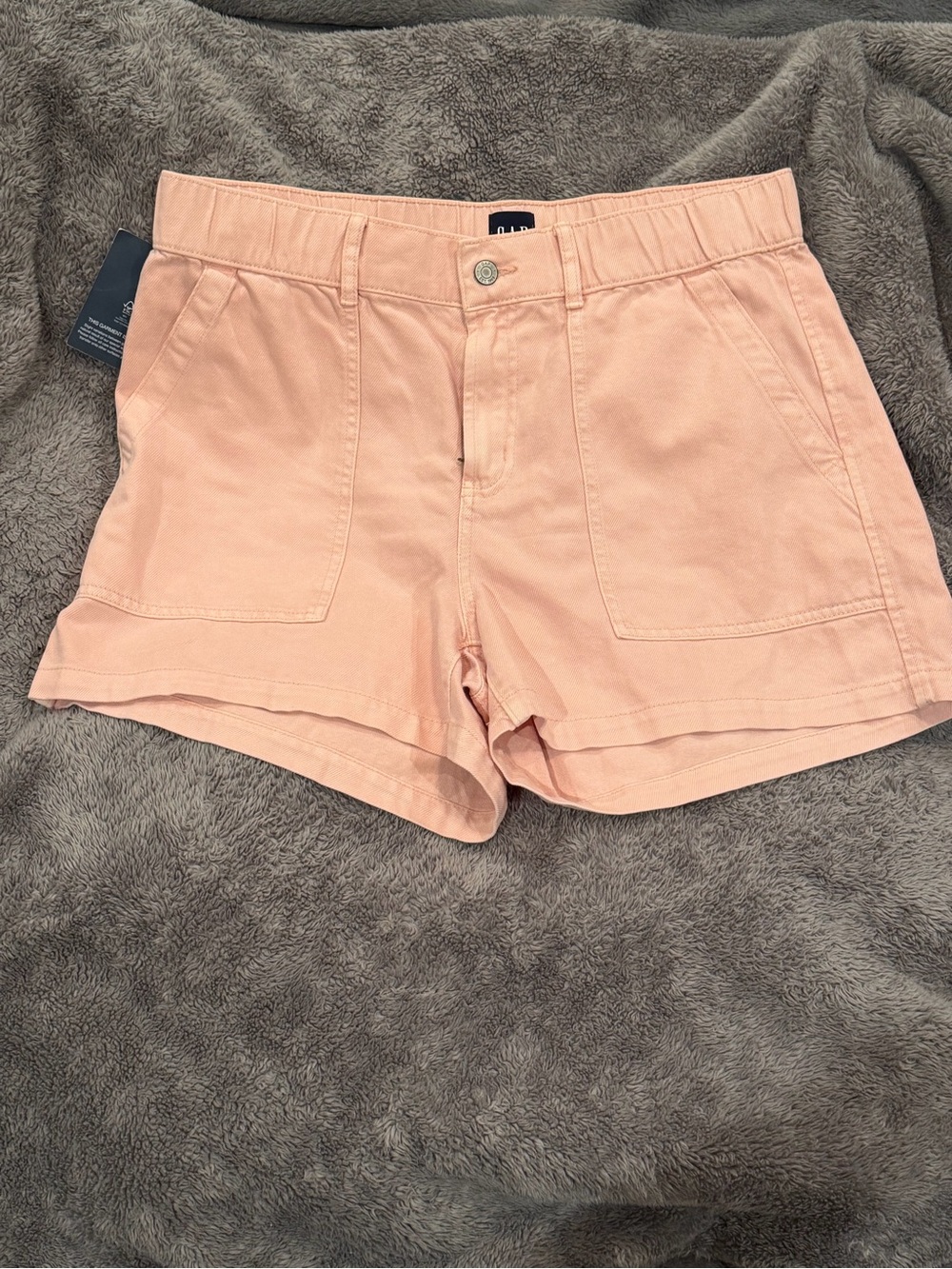 NWT GAP Women's Peach Utility Cotton-Blend Shorts